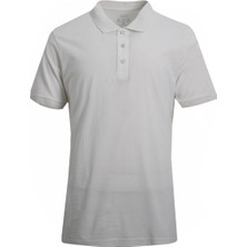 Uki Ekru Polo Yaka Süprem T-Shirt