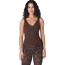Sweaty Betty Super Soft Sculpting Tank Kadın Kahverengi Tank Top