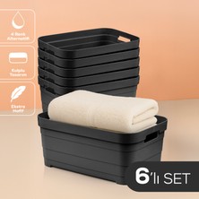 6'lı 10,8 Litre Saklama Kutusu Antrasit