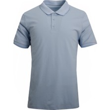 Uki Açık Mavi Comfort Fit Polo Yaka Pike T-Shirt