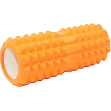 Tırtıklı Denge ve Egzersiz Rulosu, Turuncu ve Mor Renk, Esneklik ve Konfor Sunar