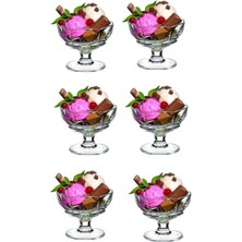 Kahverengi Dondurma Sunum Kasesi - 6'lı, Şık ve Kullanışlı.