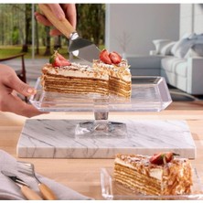 Şık Turuncu Ayaklı Kurabiyelik Sunum Kabı, Zarif ve Kullanışlı Tasarım