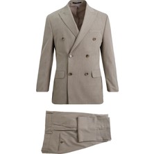 Uki Bej Kruvaze Takım Elbise