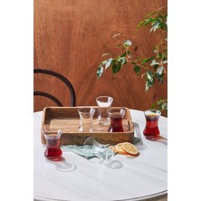 6'lı Beyaz Çay Bardağı Seti 130 Ml, Şık ve Kullanışlı Tasarım