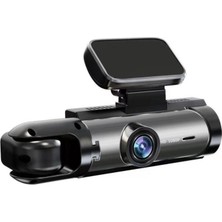 Torima Araç İçi Kamera Gece Görüşlü 1080P Ön ve İç Geri Görüş Kamerası TA09 Siyah