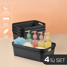 4'lü 8,2 Litre Saklama Kutusu Antrasit