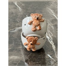 Renkli 2'li Kabartma Kase Seti, Şık ve Eğlenceli Mutfak Aksesuarları