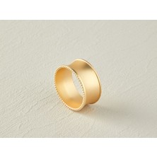 Altın Renkli 4'lü Peçete Halkası, Şık ve Kullanışlı Mutfak Aksesuarı