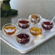 Turuncu Çift Çidarlı Sosluk, 35ML, 6 Adet, Şık ve Pratik Kullanım Için Ideal.