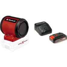 Tc-Sr 18 Li Bt - Solo, Akülü Hoparlör ve Einhell 18V 2,5 Ah Pxc Starter Kit (Başlangıç Seti)
