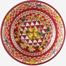 20 cm Kırmızı Melamin Kase, Sağlam ve Şık Tasarım