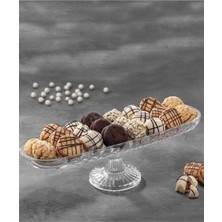 Beyaz Cam Oval Servis Tabağı, Salata ve Meyve Sunumu Için Şık ve Dayanıklı Tasarım