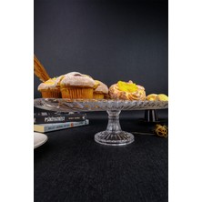 Turuncu Dikdörtgen Kek ve Pasta Sunum Standı 37,5 cm