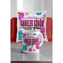 Anneler Gününe Özel Mesajlı Yastık ve Kupa Seti, Sevgi Dolu Hediye