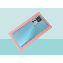 Tkgz - Xiaomi Mi 12T Arka Pil Batarya Kapağı Kapak (FULL KAMERA LENSİ 200 MP) MAVİ