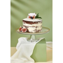 28 cm Beyaz Pasta ve Tatlı Sunum Standı, Şık ve Pratik Kullanım