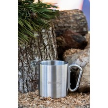 Gri Çift Cidarlı Paslanmaz Çelik Bardak, Şık ve Dayanıklı Tasarım