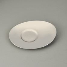 Şık 6 Parça Çay Tabağı Seti Gri Renk, Şık ve Kullanışlı Tasarım