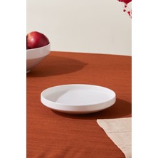 Şık 19 cm Çukur Tabak, Beyaz, Modern Tasarım, Dayanıklı ve Sağlam Malzeme