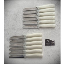 Parlak Meyve ve Sebze Bıçakları Seti 12'li, Şık ve Kullanışlı Mutfak Gereci