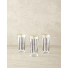 Modern Line Cam 3'lü Kahve Yanı Su Bardağı Siyah, Şık ve Kullanışlı Tasarım