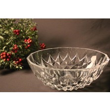 Turuncu Kristal Cam Gondol Meyve ve Salata Kasesi 68236