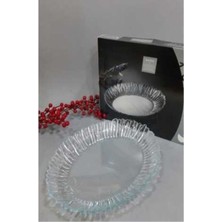 Şık Oval Servis Tabağı 33X25, Orijinal Kutuda, Canlı Turuncu Renk