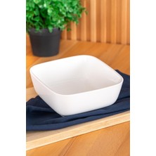 Beyaz Tekli Kare Kase 16 Cm, Şık ve Kullanışlı Mutfak Aksesuarı