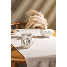 Beyaz Artisan C Harf Yeni Kemik Kupa 220 Ml, Şık ve Kullanışlı Içecek Kabı