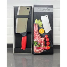 Paslanmaz Çelik Satır Kemik Satırı 34 Cm, Dayanıklı ve Kullanışlı Ürün