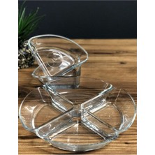 Kahverengi Arte Üçgen 6'lı Kase Seti, Şık ve Kullanışlı Tasarım