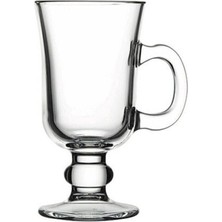 Beyaz Irısh Kulplu Latte Bardak Takımı, Şık ve Kullanışlı 2'li Set