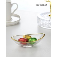 6'lı Cam Mini Oval Kase Seti, Lokum, Reçel, Çerez, Şeker ve Soslukler