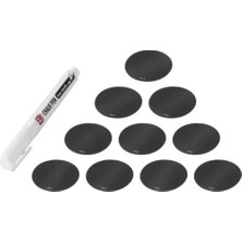 Pratik 11 Parça Beyaz Etiket ve Tebeşirli Kalem Seti, Düzen ve Kolaylık Sağlar