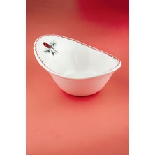 Beyaz Mini Porselen Salata ve Meyve Kasesi, Şık ve Kullanışlı Tasarım