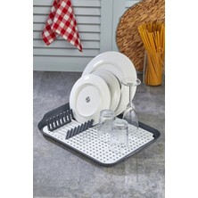 Gri Tezgah Üstü Kurutmalık ve Kesim Panosu, Fonksiyonel ve Şık Tasarım