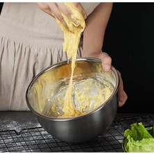 Gri Salata ve Hamur Karıştırma Kabı, Meyve ve Pişirme Seti