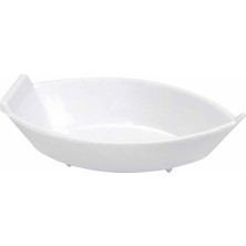 6'lı Beyaz Melamin Kase, 14,5x5,5x4 Cm, Minimal Sandal Sosluk Seti