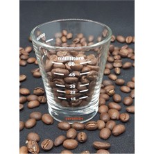 Oval 60 ml Kahve Ölçü Bardağı, Şık ve Kullanışlı Tasarım ile Ideal Ölçüm