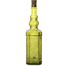 700 ml Yeşil ve Sarı Yağ Şişesi, Şık ve Kullanışlı Ev Gereçleri