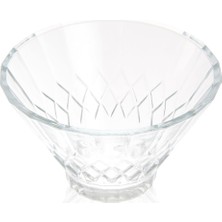 Şeffaf 6'lı 170 ml Kase, Turuncu Renkli, Şık ve Kullanışlı Set