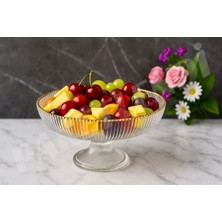 Yaldızlı 30CM Ayaklı Çömlek, Şık ve Zarif Dekoratif Kase