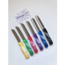 Tırtıklı Mermer Meyve ve Sebze Bıçakları 6'lı Set