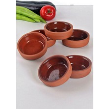 6'lı Kahverengi Toprak Kase Seti, Fırın ve Sütlaç Için Ideal