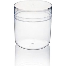 Beyaz Oval Sunum Kasesi 10'lu Set, Kapaklı, Tatlı ve Dondurma Servisi Için Ideal