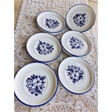 6'lı Yasemin Çay Tabağı Seti, Şık ve Zarif Tasarım