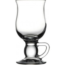 Beyaz Irish Coffee Latte Kulplu Bardak Seti 2'li, Şık ve Kullanışlı Tasarım