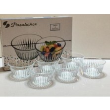 Turuncu Cam Kase Seti, 6'lı, 175 Cc, Şık ve Dayanıklı Tasarım