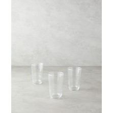 Şeffaf Cam Bardak Seti, 3'lü, 400 Ml, Şık ve Dayanıklı Tasarım